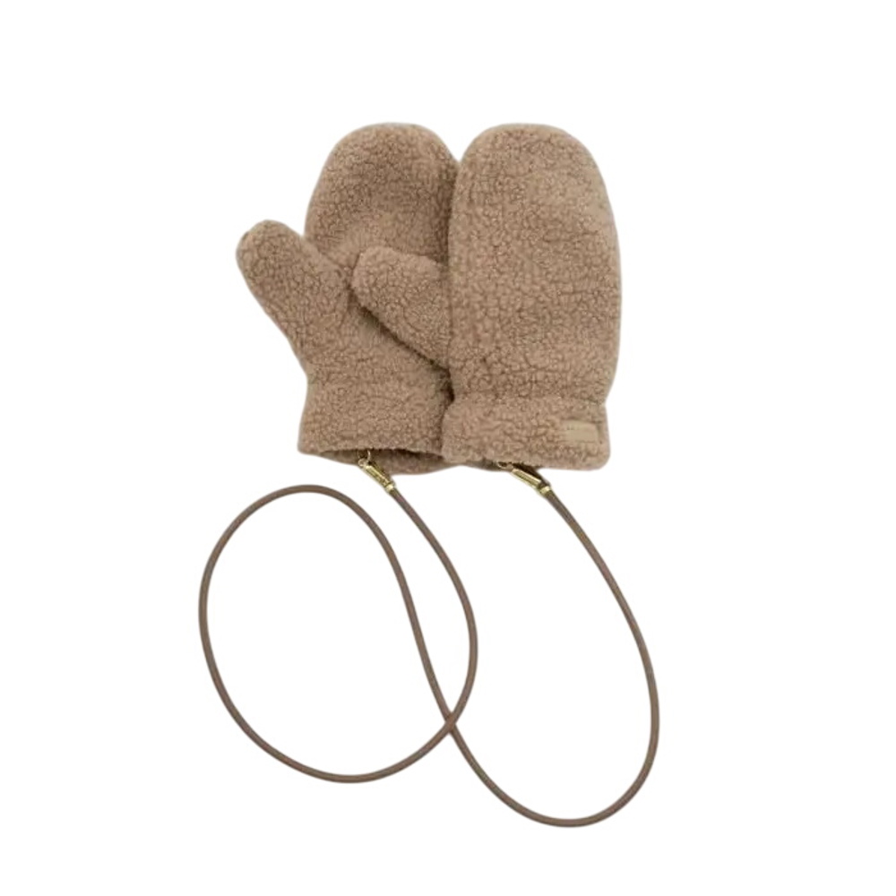 Katie Loxton Teddy Mittens With Cord